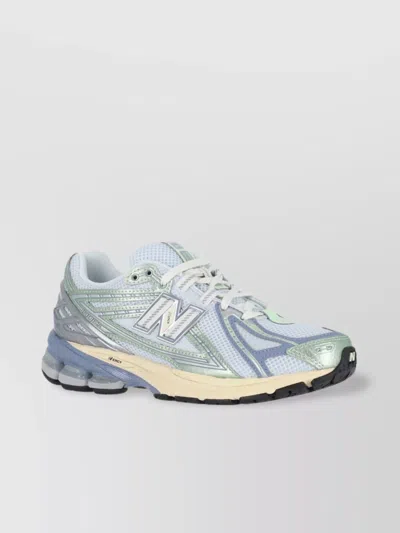 New Balance Blue Low Top Sneaker With Logo Patch On Tongue And Side And Perforated Panels In Tech Fabric Unisex