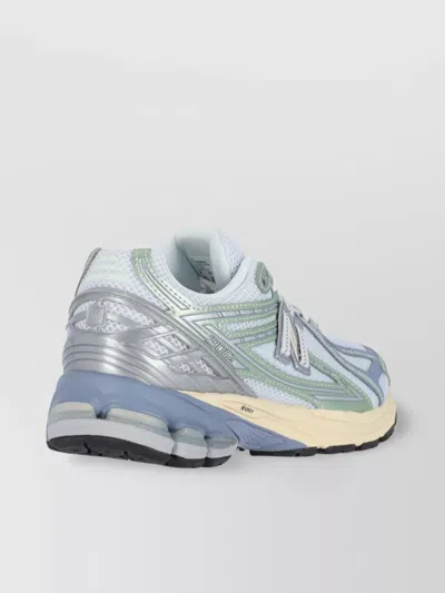 New Balance Blue Low Top Sneaker With Logo Patch On Tongue And Side And Perforated Panels In Tech Fabric Unisex