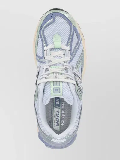 New Balance Blue Low Top Sneaker With Logo Patch On Tongue And Side And Perforated Panels In Tech Fabric Unisex