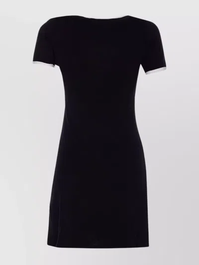 Courrèges Holistic Contrast Mini Dress