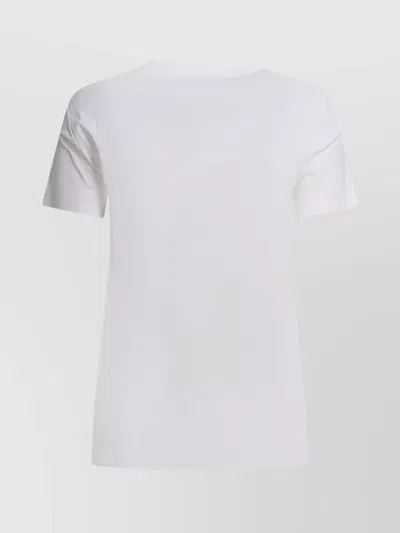 Max Mara Logo-embroidered Cotton T-shirt