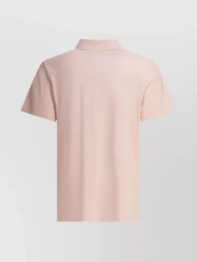 Vince Cotton Polo Shirt In Neutral