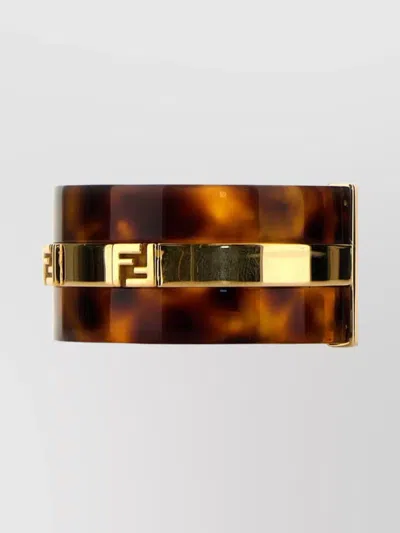 Fendi Plexiglass Forever Bracelet Accents Design Tortoiseshell