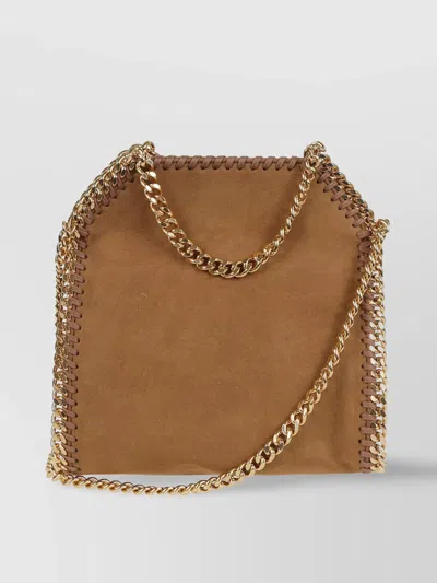 Stella Mccartney Structured Crossbody Bag With Unique Chain Detail