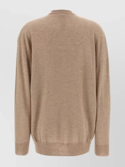 The Row "jairo" Soft Texture V-neck Sweater