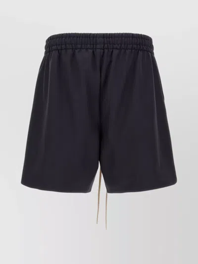 Fear Of God Black Stretch Nylon Blend Bermuda Shorts