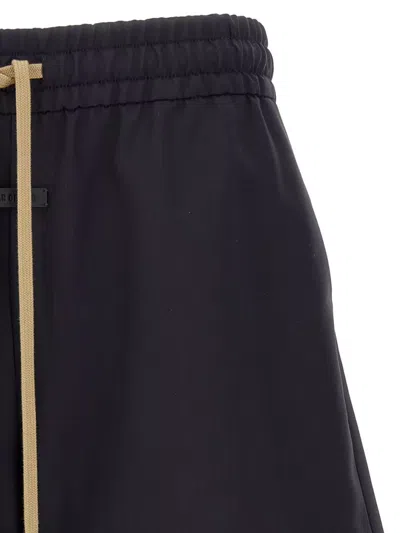 Fear Of God Black Stretch Nylon Blend Bermuda Shorts