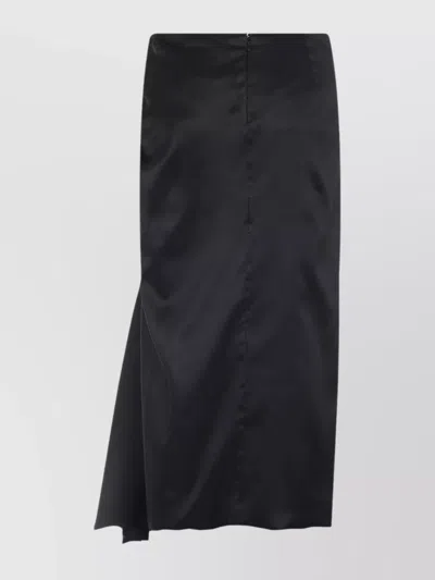 Balenciaga Draped Skirt In Black