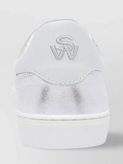 Stuart Weitzman Metallic Low Top Sneakers