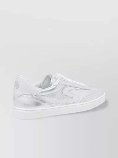 Stuart Weitzman Metallic Low Top Sneakers
