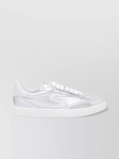 Stuart Weitzman Metallic Low Top Sneakers