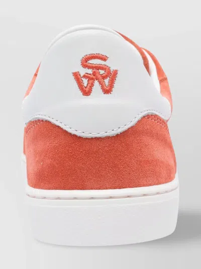 Stuart Weitzman Low Top Sneakers Contrast Stitching