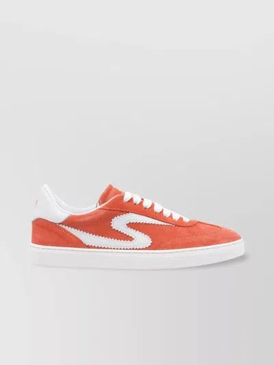 Stuart Weitzman Low Top Sneakers Contrast Stitching
