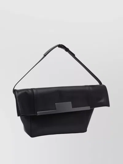 Max Mara Rectangular Shape Crossbody Bags With Adjustable Strap In Black