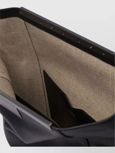 Max Mara Rectangular Shape Crossbody Bags With Adjustable Strap In Black