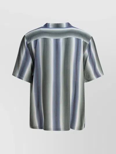 Carhartt Dashner Striped Embroidered-logo Shirt