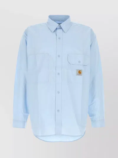 Carhartt Irwin Oversized Shirt In Blue