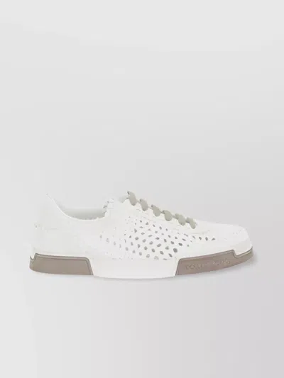 Dolce & Gabbana Sneaker Portofino Yacht White In Animal Print