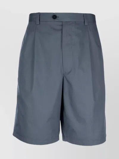Prada Tailored Shorts With Back Pockets And Belt Loops