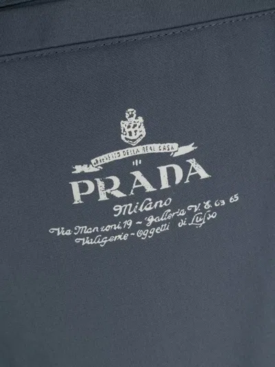 Prada Tailored Shorts With Back Pockets And Belt Loops