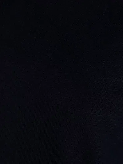 Prada Knitwear V-neckline Long Sleeves Cuffs And Hem In Black