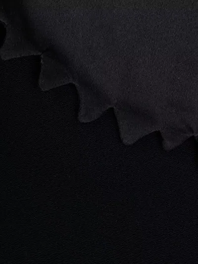 Prada Puffy-sleeve Cady Crepe Top In Black