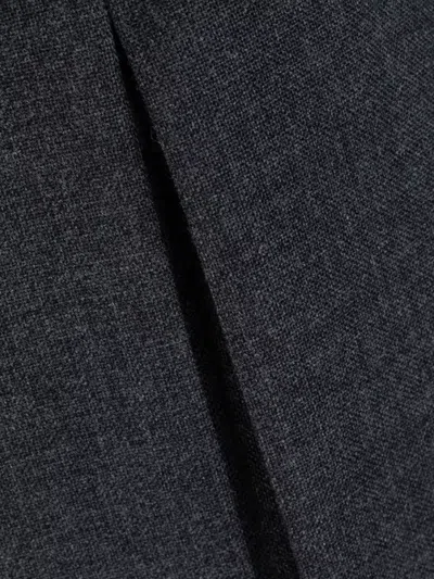 Prada Skirt Belted Waist Metal Hardware In Black