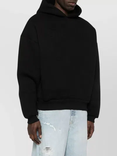 Fear Of God Cotton Eternal Sweatshirt With Embossed Logo In Black