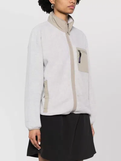 Patagonia Casual Jacket With Chest Pocket And High Collar