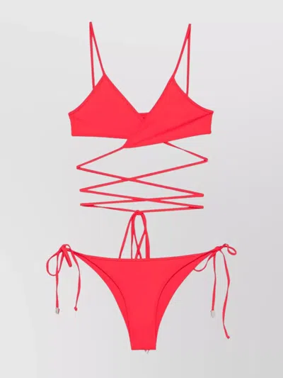Attico Estate Meravigliosa Bikini In Red