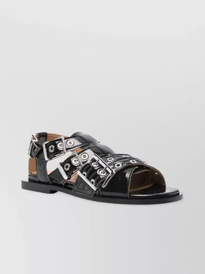 Ganni Women's Feminine Buckle Sandals