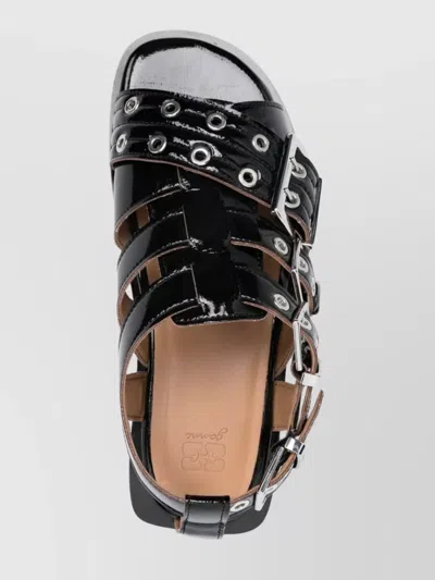 Ganni Women's Feminine Buckle Sandals