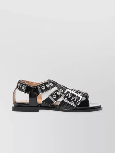 Ganni Women's Feminine Buckle Sandals