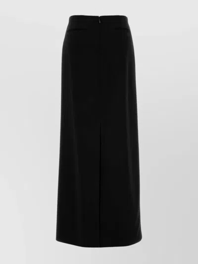 Fendi Gonna In Cady Stretch Nero  Donna