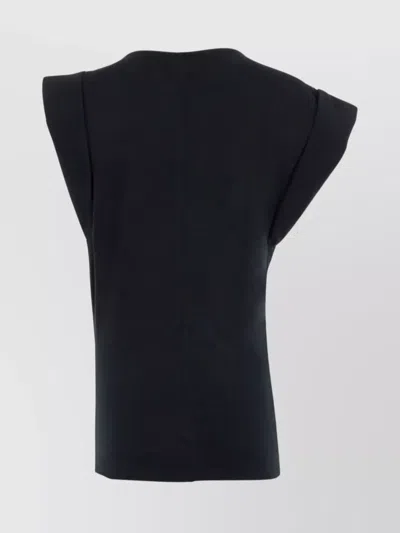 Isabel Marant Black Cotton Nayda T-shirt In Multi