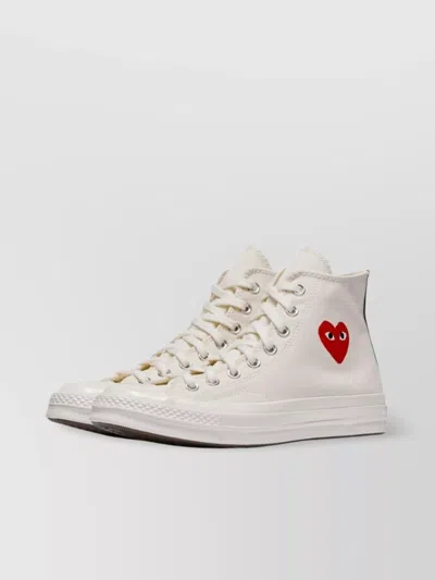 Comme Des Garçons Play Chuck Taylor Red Heart Sneakers