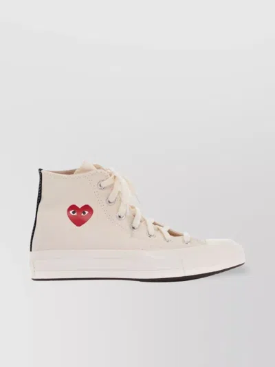 Comme Des Garçons Play Chuck Taylor Red Heart Sneakers