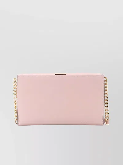 Michael Kors Monogrammed Leather Shoulder Bag With Adjustable Strap