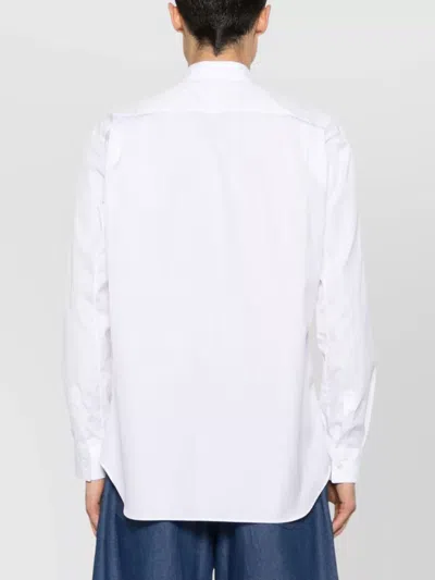 Comme Des Garçons Striped Detail Box-pleat Shirt