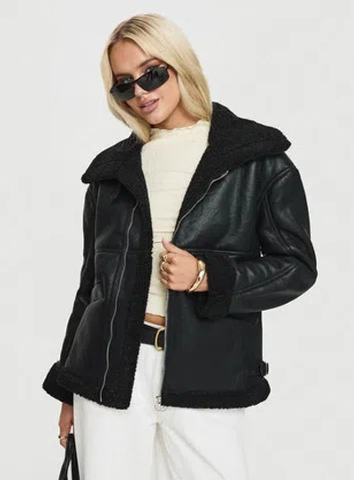 Princess Polly Jadu Shearling Jacket