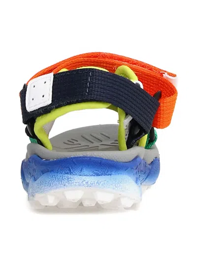 Flower Mountain Kids Nazca 2 Nuanced Sole Sandals In Green