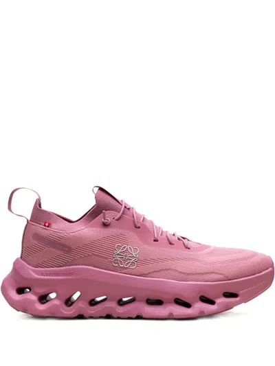 On X Loewe Cloudtilt "wild Rose" Sneakers In Pink
