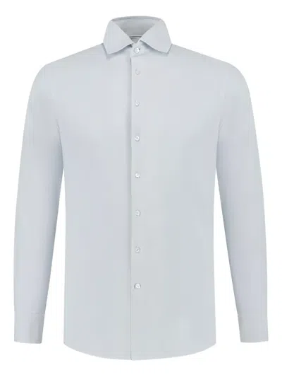 Doriani Cashmere Long-sleeved Shirt In Gray