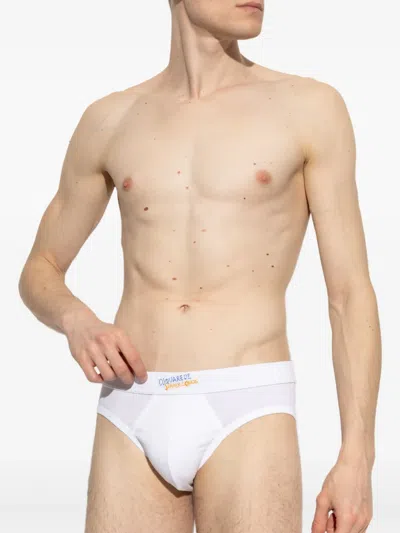 Dsquared2 Logo-embroidered Briefs