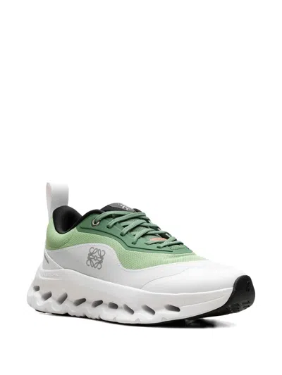 On X Loewe Cloudtilt 2 "green/white" Sneakers In Green