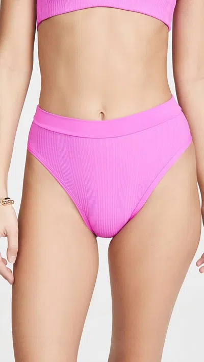 L*space Frenchi Bikini Bottom In Bright Fuschia