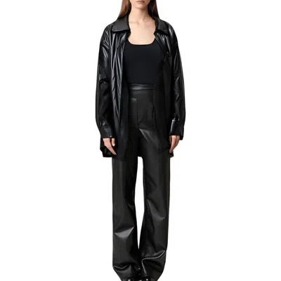 Shop Good American Juniors Womens Pocket Polyester Leather Jacket