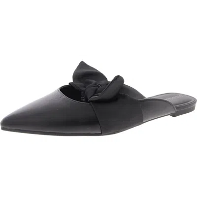 Bcbgeneration Kandy Womens Bow Faux Leather Mules