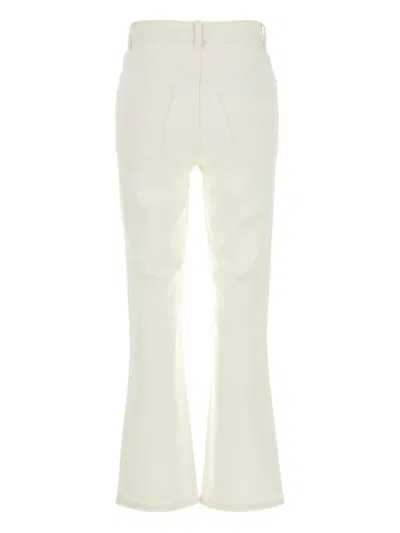 Tory Burch Jeans In Denim Bianco  Donna