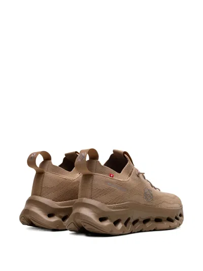 On X Loewe Cloudtilt "dark Sand" Sneakers